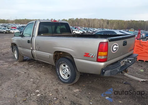 1999 Chevrolet Silverado 1500 Ls из США, поврежденный, VIN 1GCEK14T7XE100376